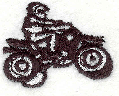 Embroidery Design: ATV 1.27" X 1.63"