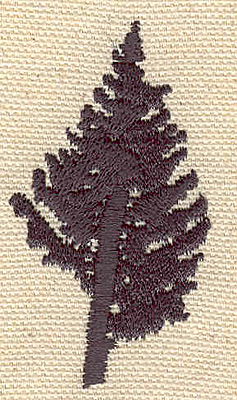 Embroidery Design: Evergreen I 1.23w X 2.28h