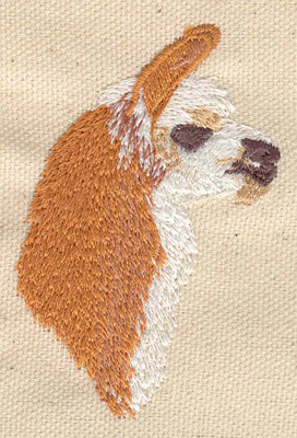 Embroidery Design: Llama  1.88w X 2.90h