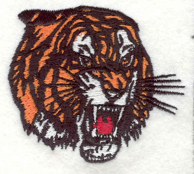 Embroidery Design: Tiger head E 2.82"w X 2.43"h