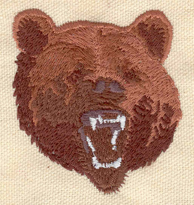 Embroidery Design: Bear head 2.24w X 2.50h