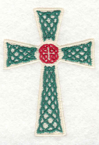 Embroidery Design: Celtic cross 2.07"w X 2.91"h