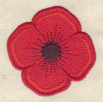 poppy embroidery design