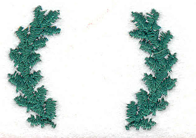 Embroidery Design: Wreath 8 1.31" X 1.82"