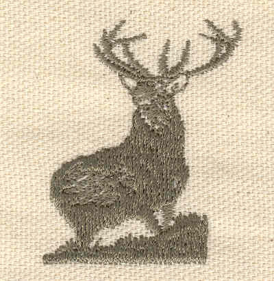 Embroidery Design: Deer C1.43w X 1.82h