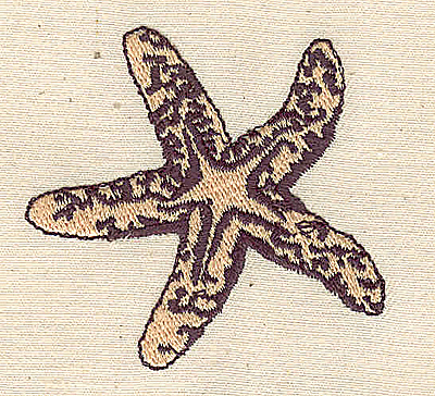Embroidery Design: Starfish 2.27w X 2.18h