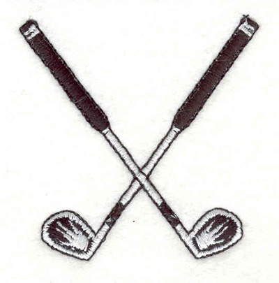 Embroidery Design: Golf Clubs  2.32"w X 2.39"h