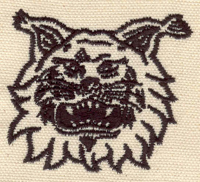 Embroidery Design: Wildcat head 2.49w X 2.23h