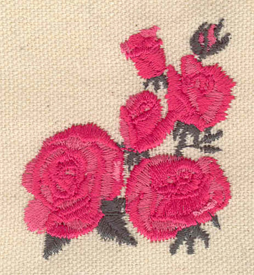 Embroidery Design: Roses 2.05w X 2.20h