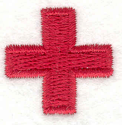Embroidery Design: Cross1.24" x 0.98"