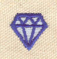 Embroidery Design: Mini diamond 0.65w X 0.63h