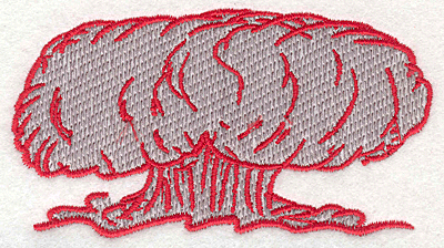 Embroidery Design: Atom Bomb2.20" x 3.92"
