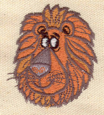 Embroidery Design: Lion 1.98w X 2.22h