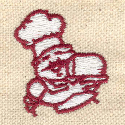 Embroidery Design: Baker 1.33w X 1.48h