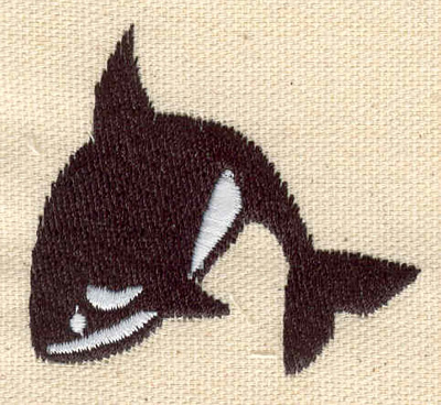 Embroidery Design: Whale E 1.96w X 2.13h