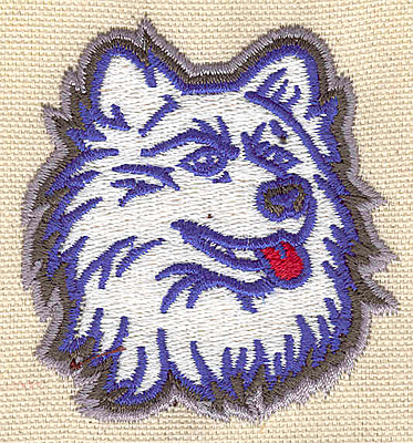 Embroidery Design: Husky B 2.46w X 2.69h