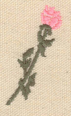 Embroidery Design: Rose J 1.07w X 1.95h