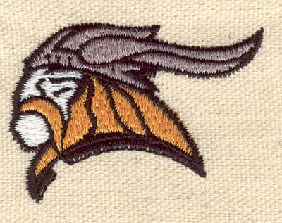 Embroidery Design: Viking head 2.08w X 1.45h