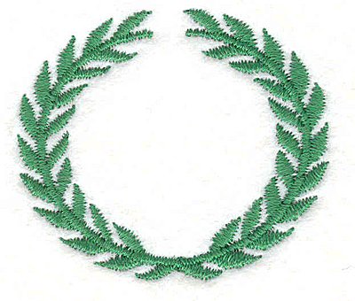Embroidery Design: Wreath 10 1.59" X 1.81"