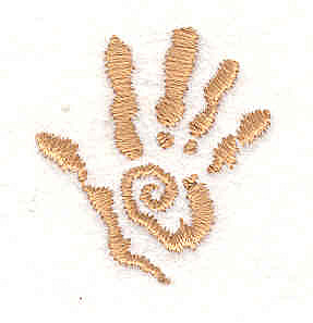 Embroidery Design: Hand 1.17w X 1.06h