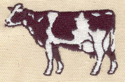 Embroidery Design: Cow 2.88w X 1.87h