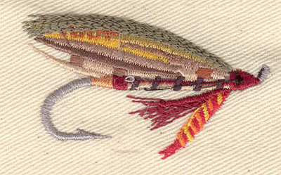 Embroidery Design: Fishing Lure 2.10w X 1.22h