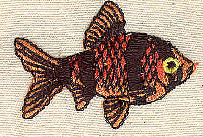 Embroidery Design: Gold fish 1.68w X 1.22h