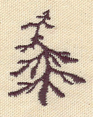 Embroidery Design: Evergreens J 1.38w X 1.71h