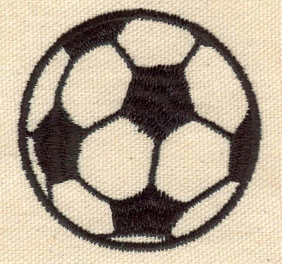 Embroidery Design: Soccer ball 2.24w X 2.24h