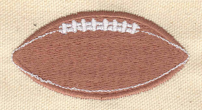Embroidery Design: Football I 2.76w X 1.40h
