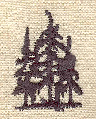 Embroidery Design: Evergreens K 1.06w X 1.46h