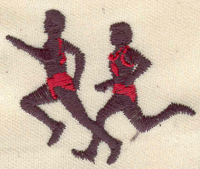 Embroidery Design: Runners 2.00w X 1.59h