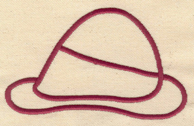 Embroidery Design: Ladies hat 5.41w X 3.31h