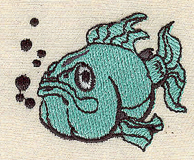 Embroidery Design: Cartoon fish 1.87w X 1.57h