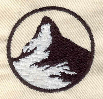 Embroidery Design: Mountain peak 2.34w X 2.33h