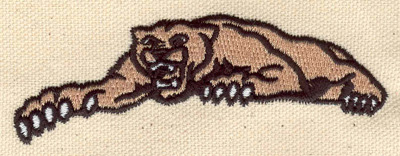 Embroidery Design: Mountain lion 3.80w X 1.33h