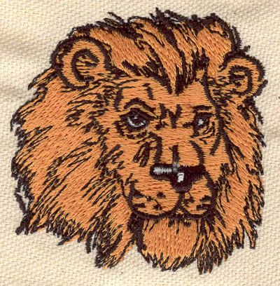 Embroidery Design: Lion head 2.33w X 2.31h