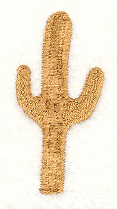 Embroidery Design: Cactus D1.40"H x 2.46"W