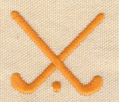 Embroidery Design: Field hockey sticks 1.49w X 1.67h