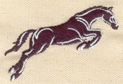 Embroidery Design: Horse jumping 1.95w X 2.96h
