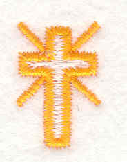 Embroidery Design: Cross E 0.91"w X 0.61"h
