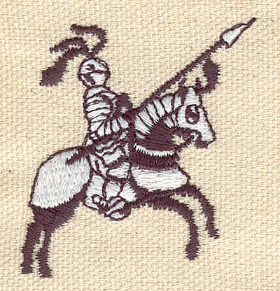 Embroidery Design: Knight C 1.82w X 1.69h