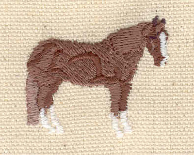 Embroidery Design: Horse    1.48w X 1.28h