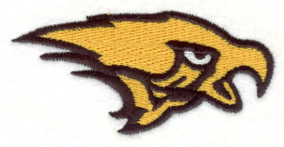 Embroidery Design: Hawk Head3.17" x 1.51"