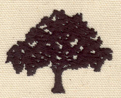 Embroidery Design: Tree J  2.14"h x 1.69"w