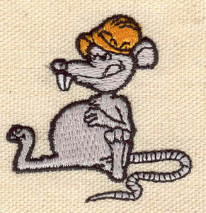 Embroidery Design: Rat resting 1.80w X 1.76h