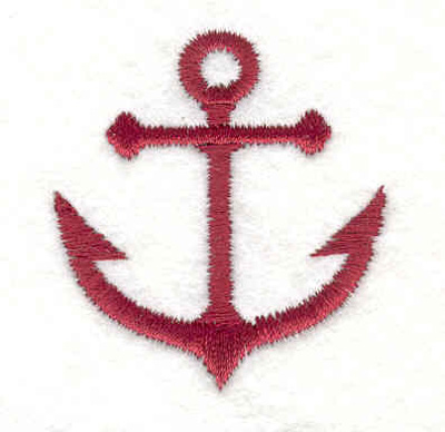 Embroidery Design: Anchor D 1.49"w X 1.49"h