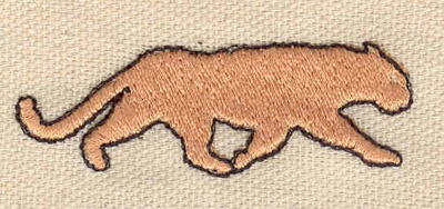 Embroidery Design: Cougar 2.30w X 0.80h