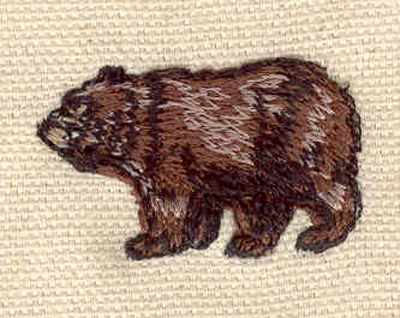 Embroidery Design: Bear A 1.40w X 0.80h