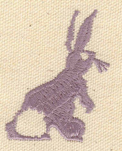 Embroidery Design: Rabbit 1.60w X 2.00h